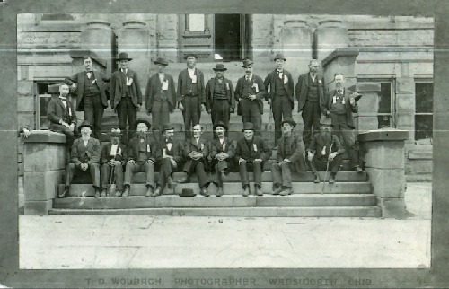 Nineteenth Reunion photo of 16th Ohio soldiers
